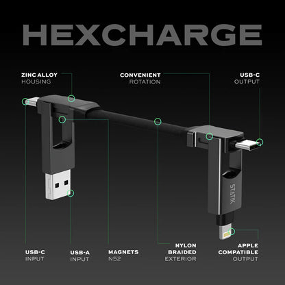 Statik® Hex Charge Cable