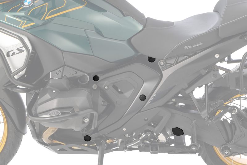 BMW R 1300 GSA Styling Frame Protection Cover Caps – Enhance and protect your bike.