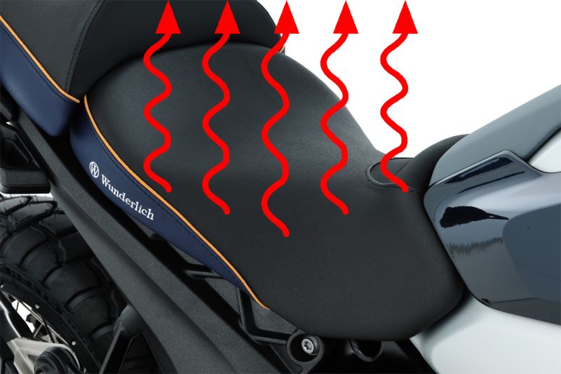 BMW R 1300 GS Ergonomics - Wunderlich "Active Comfort" (Heating) Seat
