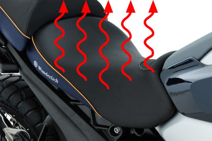 BMW R 1300 GS Ergonomics - Wunderlich "Active Comfort" (Heating) Seat