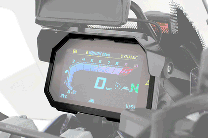 BMW R 1300 GS Adventure Ergonomics - TFT Display Anti-Theft Protection.