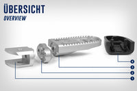 BMW GS Ergonomics - Vario Adapter EVO1 (Pair)
