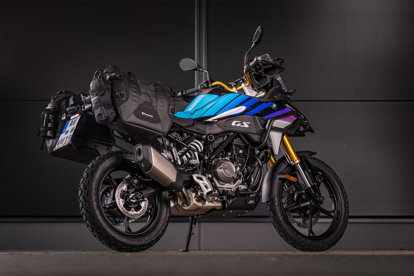 BMW F 450 GS Protection - "Doubleshock" Axle Protection Pads (Rear)