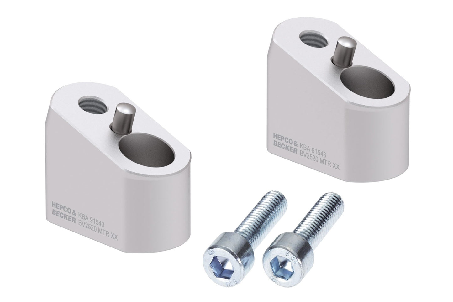 HANDLEBAR RISER - 30mm UP & 20mm BACK (BV2520-30-20-SL)