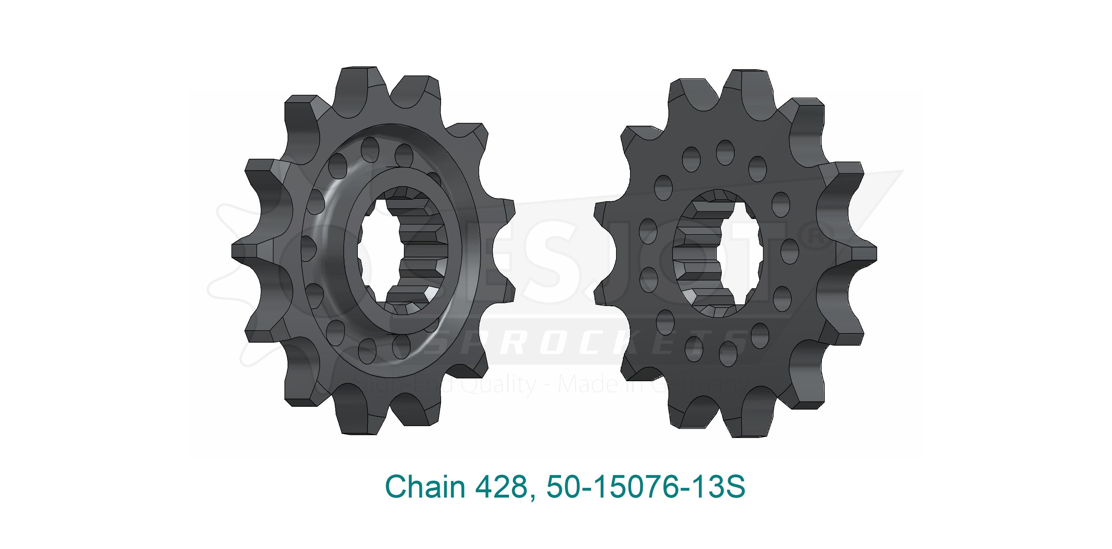 Sprockets Front (15076-13S) - Esjot (Sports)