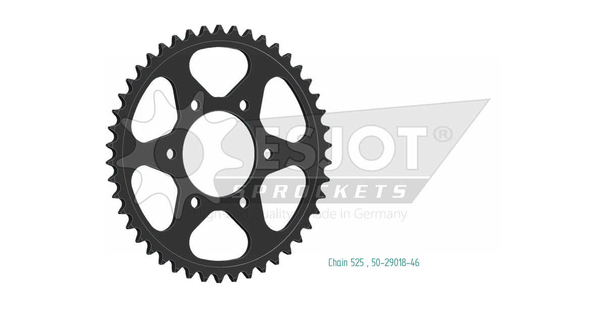 Sprockets Rear (29018-46T) - Esjot