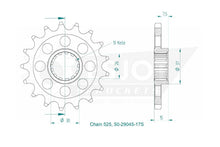 Sprockets Front (29048-15T) Sports - Esjot