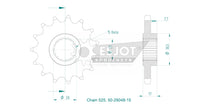 Sprockets Front (29048-15) - Esjot
