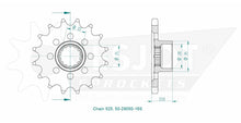 Sprockets Front (29050-16T)