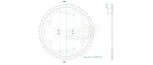 Sprockets Rear (29071-50T) - Esjot
