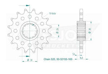 Sprockets Front (32155-16T) - Esjot