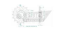 Sprockets Front (32194 - 15T) - Esjot Sports