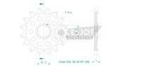Sprockets Front (32197-14T) - Esjot (Sports)