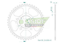 Sprockets Rear (32224-45T) - Esjot