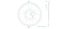 Sprockets Rear (32224- 46T) - Esjot