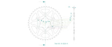 Sprockets Rear (32226-43T) - Esjot