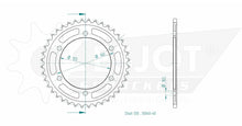 Sprockets Rear (35040-40T) - Esjot