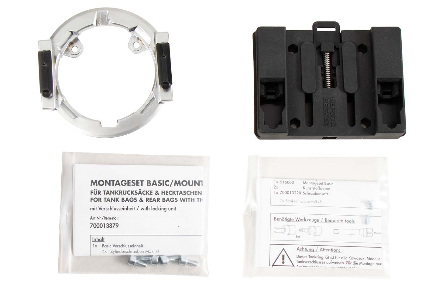 KAWASAKI VERSYS 1000 / S / SE Tank Ring Basic incl. Tank Bag  Lock