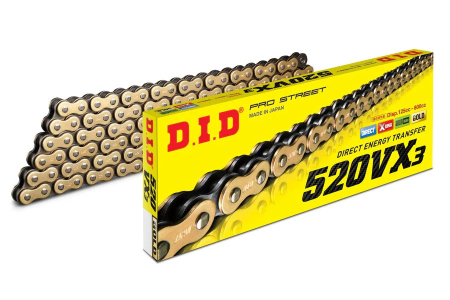 Chain 520 Pitch x 124 links (VX3)