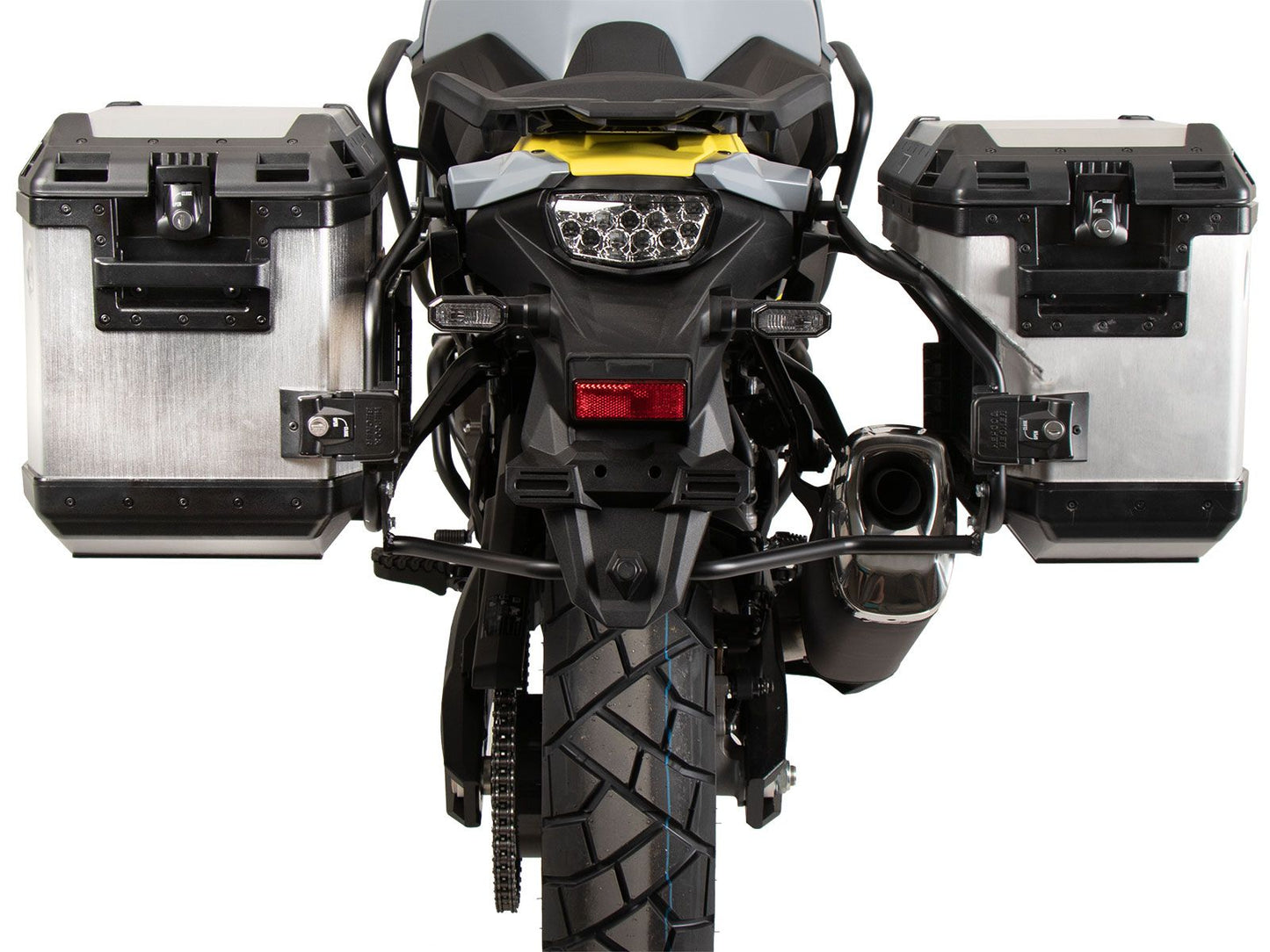 Suzuki V-Strom 800 DE Sidecase Carrier - Cutout Series with Xplorer