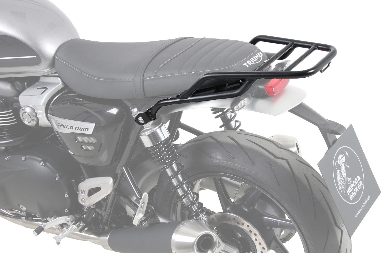 Triumph Speed Twin Topcase carrier Tube Type.