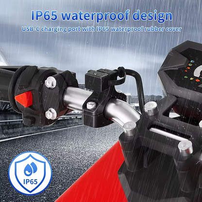 Handlebar Mounted 18W PD USB-C + QC 3.0 (Mini)