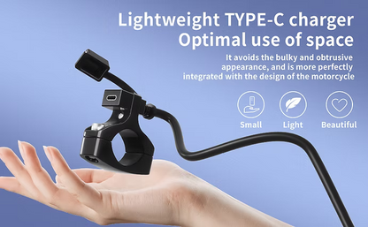 Handlebar Mounted 18W PD USB-C + QC 3.0 (Mini)