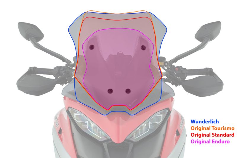 DUCATI Multistrada V4 Screen - Windshield Marathon