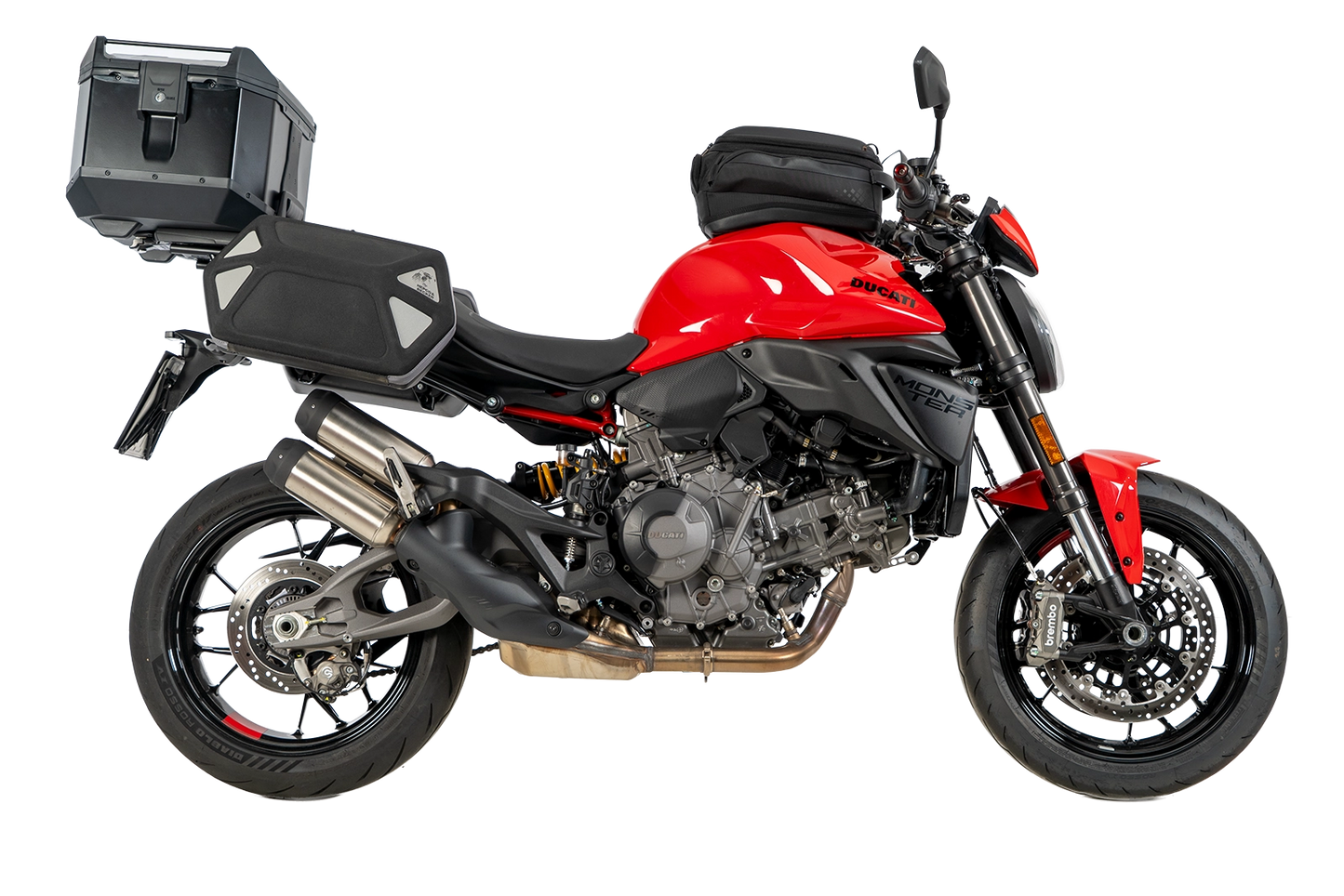 DUCATI MONSTER 890 /+ Topcase carrier - Alu Rack