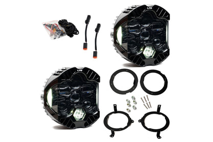 JEEP WRANGLER W/HALOGEN HEADLIGHTS -DOT LP6 LED HEADLIGHT