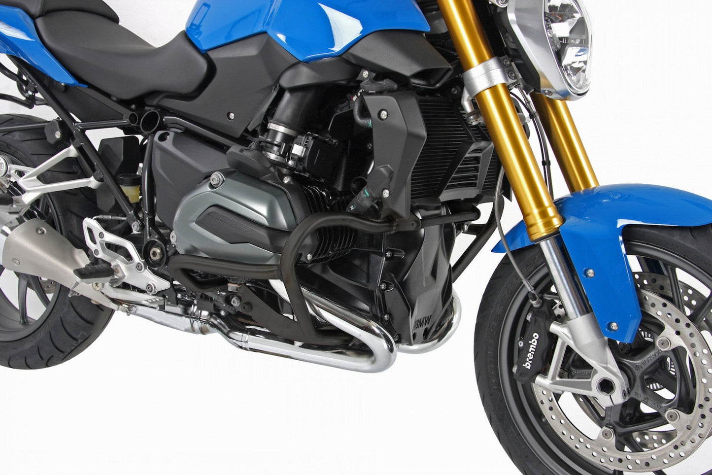 BMW R1200R Protection - Engine Crash Bar (Silver).