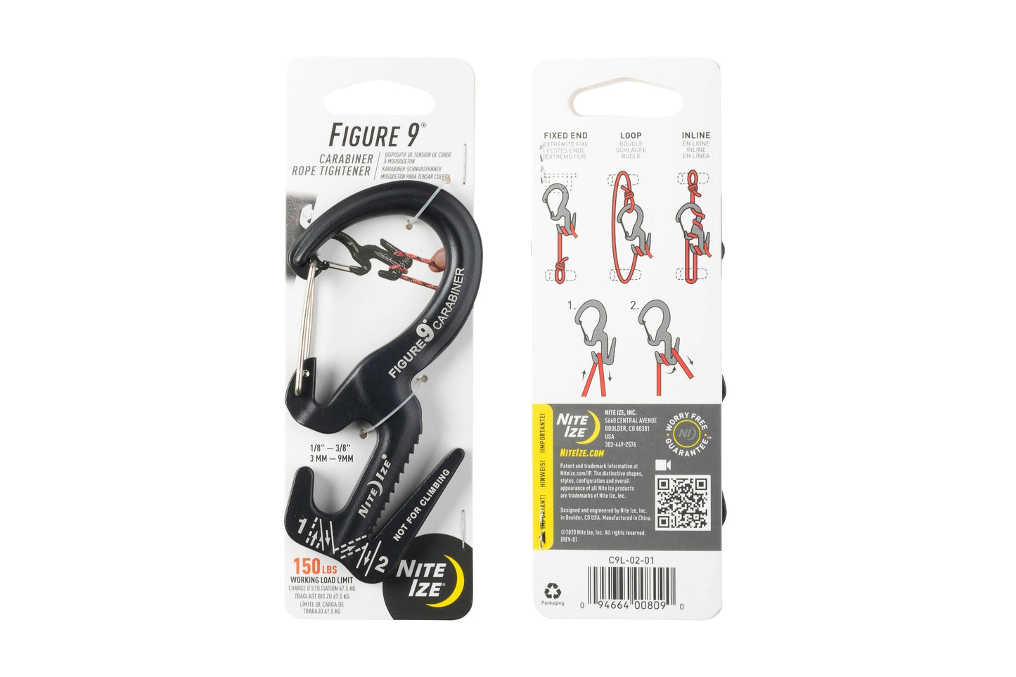 CARABINER ROPE TIGHTENER - FIGURE 9 (BG)