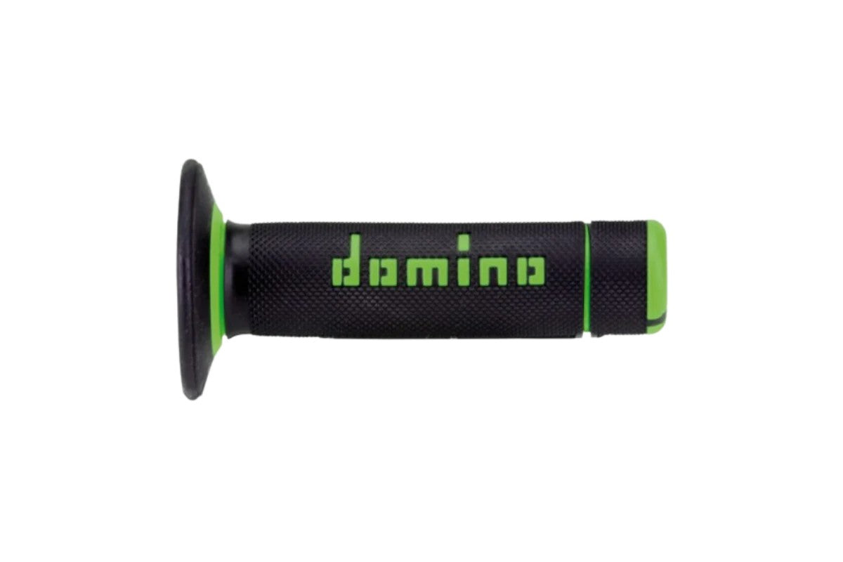 Domino Handlebar Grips - Black/Green