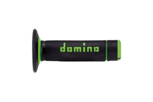 Domino Handlebar Grips - Black/Green