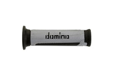 Domino Handlebar Grips - Silver/Anthracite