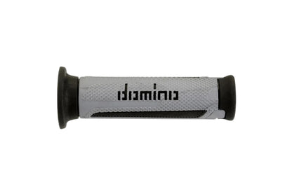 Domino Handlebar Grips - Silver/Anthracite