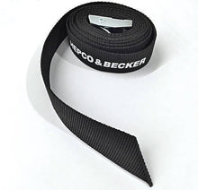 Straps 1.8M with Metal Buckle - pair (black).