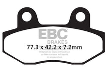 Brakes - FA086/2HH Fully Sintered - EBC (Rear)