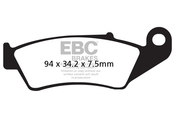 Brakes - MXS185 Motocross Race - EBC (Front)