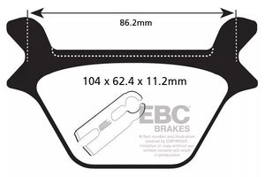 Brakes - FA200HH Fully Sintered  - EBC (Rear)