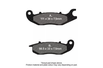 Brakes - FA375HH Fully Sintered - EBC