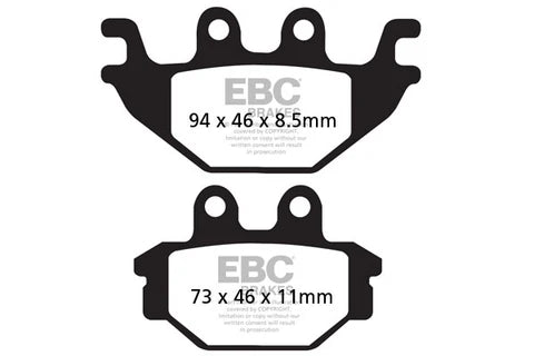 Brakes - FA377V Semi Sintered - EBC (Rear)