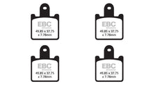 Brakes - FA417/4HH Fully Sintered - EBC (2 Set Front)
