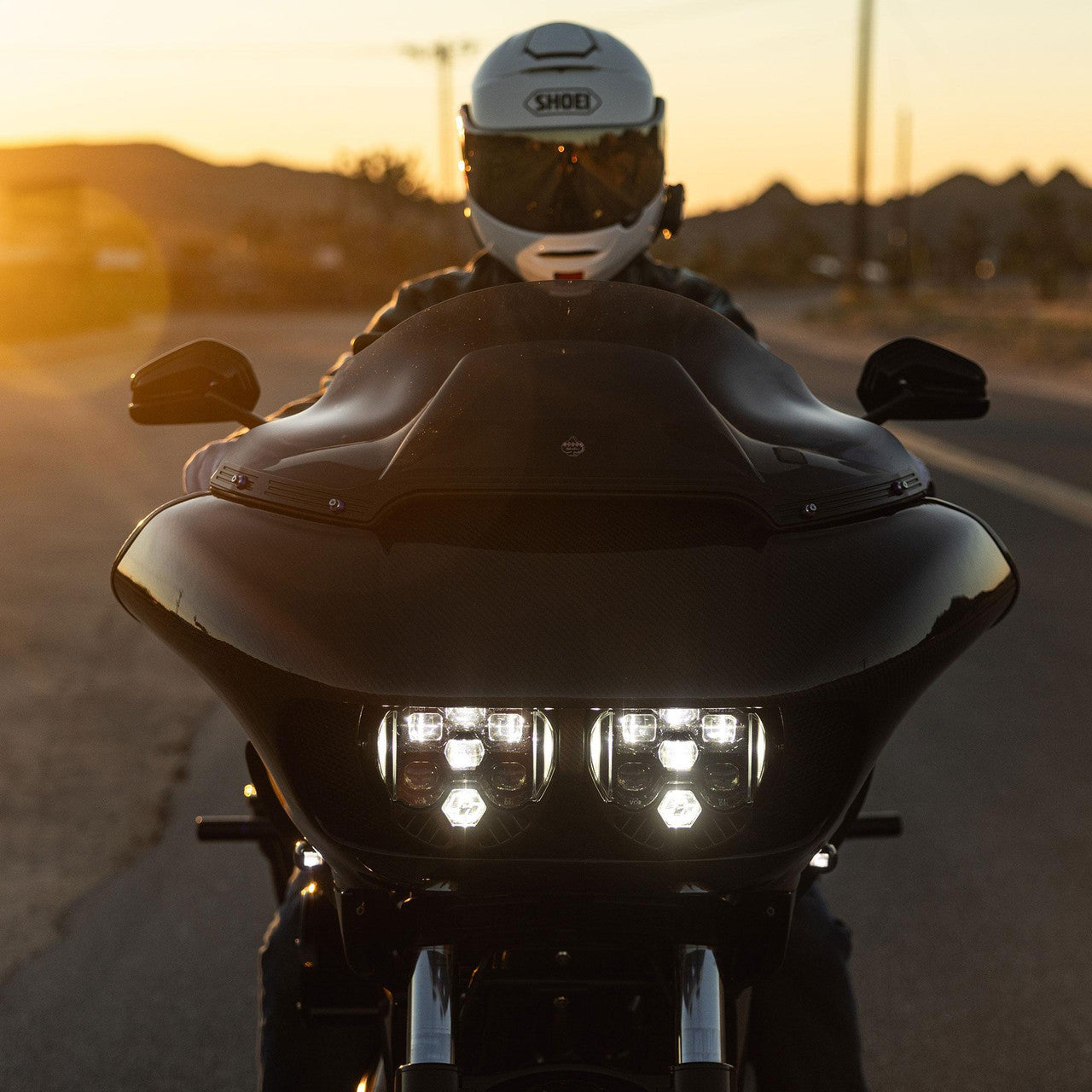 DOT LP6 LED HEADLIGHT REPLACEMENT PAIR - UNIVERSAL