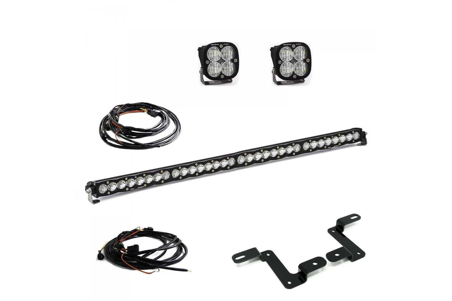 JEEP WRANGLER A-PILLAR/COWL MOUNT LIGHT KIT - SQUADRON SPORT/S8 40 INCH