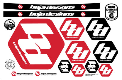 BAJA DESIGNS STICKER SHEET
