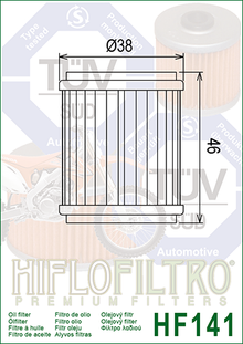 Oil Filter 141 - Hiflo