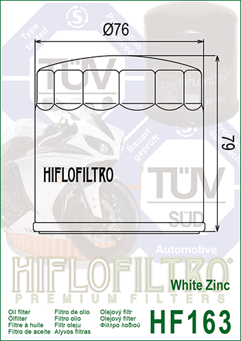 Oil Filter 163 - Hiflo