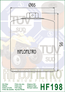 Oil Filter 198 - Hiflo