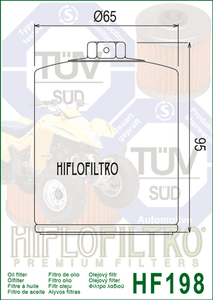Oil Filter 198 - Hiflo